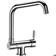 Herzbach Design Spültisch-Einlochbatterie für Unterfenster-Montage (10.137000.1.01)