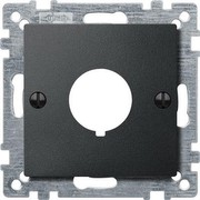 Merten 393914 Zentralplatte für Befehlsgeräte, anthrazit, System M