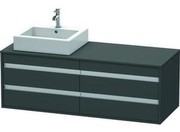 Duravit Ketho WT-Unterbau 6657 55x140cm für 1-2 Aufsatzbecken gr 6657-49