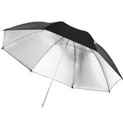 Walimex Pro Reflexschirm (109 cm) schwarz/silber