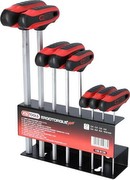 KS TOOLS ERGOTORQUEplus T-Griff-Stiftschlüssel-Satz, 8-tlg., 2-10mm