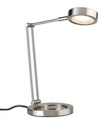 Paulmann Schreibtischleuchte Zed LED Eisen gebürstet 70245