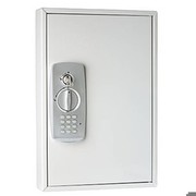 Wedo 10263237 Schlüsselschrank für 32 Schlüssel mit modernem Elektronikschloss und zusätzlichem