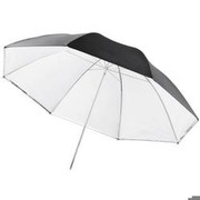 Walimex 2-in-1 Reflex-/Durchlichtschirm (109 cm) weiß