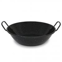 PAELLA WORLD Schüssel emailliert 30cm, Gaskocher