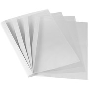 Fellowes Thermobindemappen Standard, 150 Mikron Vorderseite (PVC) / 200g/m² Rücken (glänzend)