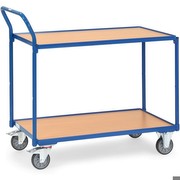 NiNeKa Leichte Tischwagen 2 Böden Griff hochstehend 850 x 500 mm