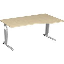 geramöbel Arbeitstisch Lissabon rechts feste Höhe, 180 cm breit, Computertische