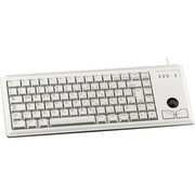 Cherry SLIMLINE light grey Tastatur mit Trackball