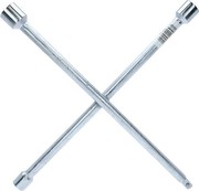 KS TOOLS Kreuzschlüssel für PKW Radmuttern 15" 17mm x 19mm x 22mm x 1/2"Vierkant
