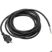 as - Schwabe 70558 Gummi-Anschlußleitung, 5m H05RN-F 2x1,5, schwarz, IP44 Gewerbe, Baustelle