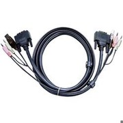Aten 2L-7D03UD KVM Verbindungskabel (DVI, USB, Audio) 3,0m