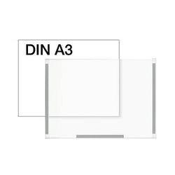 Kerkmann 6943 Plakattasche für DIN A3 Kristallglas-Optik magnethaftend