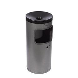 TKG Kombiaschenbecher "RONDO KOMBI" Wandmodell, graphit, H 410 x D 180 mm, 10 Ltr.