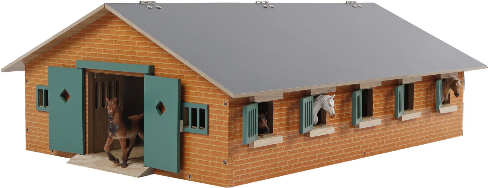 Kids Globe Pferdestall mit 9 Boxen (610544)