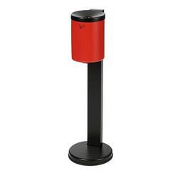TKG Standaschenbecher "RONDO MAXI", rot, H 825 x D 180 mm, 6 Ltr.