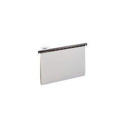 Durable 256310 Hängemappe, für ungelochtes Schriftgut, grau, Packung à 25 Stück