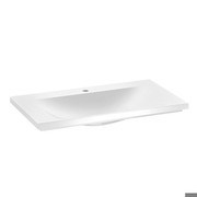 Keuco Royal Reflex - Mineralguss-Waschtisch 34061, für 1 Loch Armaturen, weiß - 34061318001