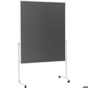 magnetoplan Moderationstafel, (B)1.200 x (H)1.500 mm, grau, 2111101