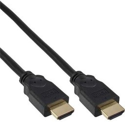 INLINE HDMI HighSpeed Kabel PREMIUM 1,5m St/St bis 1080p FullHD vergoldete Kontakte schwarz