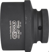 KS TOOLS 1" Gelengwellen-Kraftsteckschlüssel SW 60, 75 mm lang