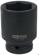 KS TOOLS 1" Sechskant-Kraft-Stecknuss, lang, 55mm (515.1855)