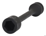 KS TOOLS 1" Sechskant-Torsions-Kraftstecknuss, extra lang, 32mmx600Nm (515.1467)