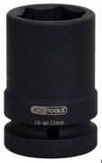 KS TOOLS 1" Spezial-LKW-Schlagschraubernuß 38 mm DIN 3129 - Cr-Mo - kurze Ausführung