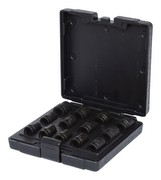 KS TOOLS 1/2" 12-kant-Kraft-Stecknuss-Satz, kurz, 13-tlg., 10-24mm (515.0900)