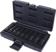 KS TOOLS 1/2" E-TX SCHLAGSCHRAUBERNUSS-SATZ 9tlg. lange Ausfg.,E10-11-12-14-16-18-20-22-24