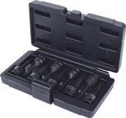 KS TOOLS 1/2" Kraft-Bit-Stecknuss-Satz für RIBE-Schrauben, lang, 9-tlg., M5-M14 (911.0934)