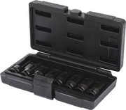 KS TOOLS 1/2" Kraft-Bit-Stecknuss-Satz für TX-Schrauben, 8-tlg., T30-T80 (911.0901)