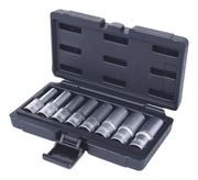 KS TOOLS 1/2" TX-STECKNUß-SATZ, 8-tlg. lange Ausf. E10-12-14-16-18-20-22-24