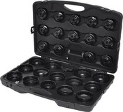 KS TOOLS 3/8" ÖLFILTERSCHLÜSSEL-SATZ 30tlg. tassenförmige Schlüssel im Koffer