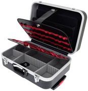 KS TOOLS ABS Hartschalenkoffer mit abnehmbaren Teleskop-Trolly, L435xB310xH160mm (850.0530)