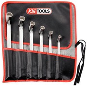 KS TOOLS DOPPEL-GELENK-STECKSCHLÜSSEL-SATZ 6-tlg. 8x9,10x11,12x13,14x15,16x17,18x19 Rollt.