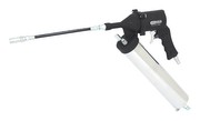 KS TOOLS Druckluft-Fettpresse max.10,3bar 170l/min, f.400g-Kartuschen+Eimerware
