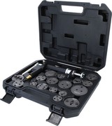 KS TOOLS Druckluftspindel-Bremskolbenwerkzeug-Satz, 18-tlg. (150.2000)