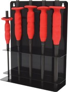 KS TOOLS Durchtreibersatz mit Handschutzgriff, 5-tlg. (156.0020)