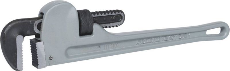 KS TOOLS Einhand-Rohrzange Typ "Stillson", Aluminium Gusskörper mit großer Gewichtsersparnis, 350 mm