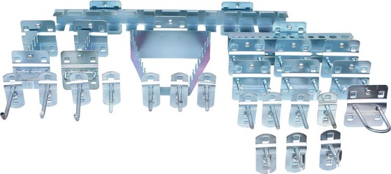 KS TOOLS Hakensortiment für Lochplatten, 28-tlg. (860.0888)
