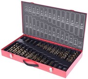 KS TOOLS HSS-G Co 5 Spiralbohrer-Satz im Stahlblechkoffer, 230-tlg., 1-13mm (330.3650)