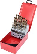 KS TOOLS HSS-G Co 5 Spiralbohrer-Satz in Stahlblechkassette, 25-tlg., 1-10mm (330.3613)