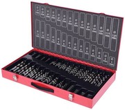 KS TOOLS HSS-G Spiralbohrer-Satz im Stahlblechkoffer, 230-tlg., 1-13mm (330.2650)