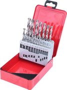 KS TOOLS HSS-G Spiralbohrer-Satz in Stahlblechkassette, 19-tlg., 1-10mm (330.2610)