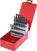 KS TOOLS HSS-R Spiralbohrer-Satz in Stahlblechkassette, 25-tlg., 1-13mm (330.1613)