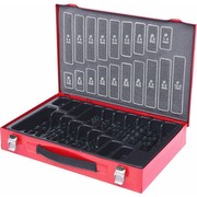 KS TOOLS HSS-R Spiralbohrer-Satz in Stahlblechkoffer, 170-tlg., 1-10mm (330.1640)