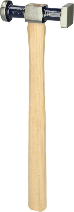KS TOOLS Karosserie-Ausbeulhammer Standard Hammer (klein) 392g rund/eckig