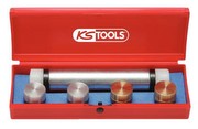 KS TOOLS LAGER-EINTREIBER-SATZ, 7tlg.,Ø 25mm in Kunststoff-Schatulle