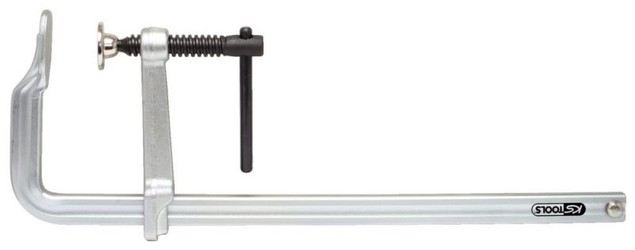 KS TOOLS Schraubzwinge mit T-Griff 250/120mm für Schlosser / Ganzstahl